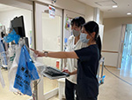 集中治療科の見学の様子